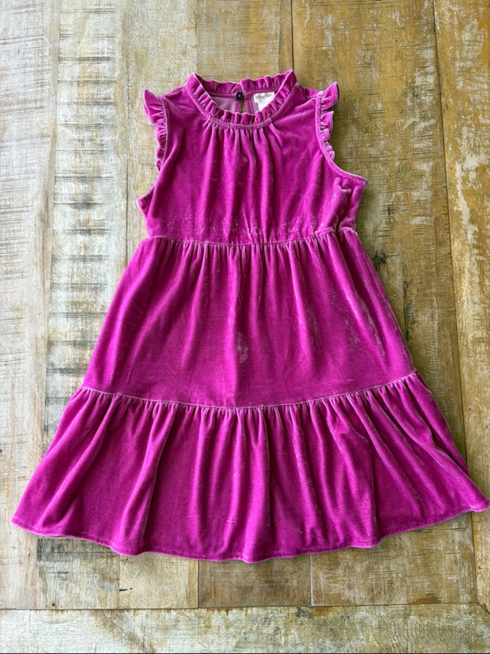 Crewcuts Girls Velour Dress size 7